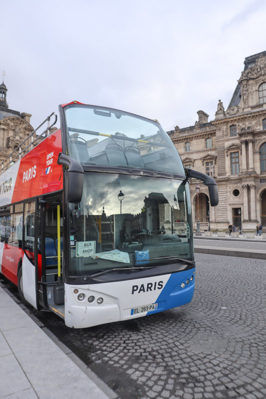 Open Top Bus Paris_