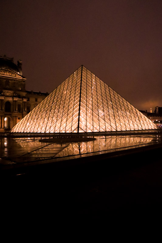 Paris Louvre at Night