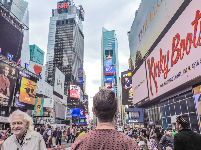 Time Square Crowds NYC