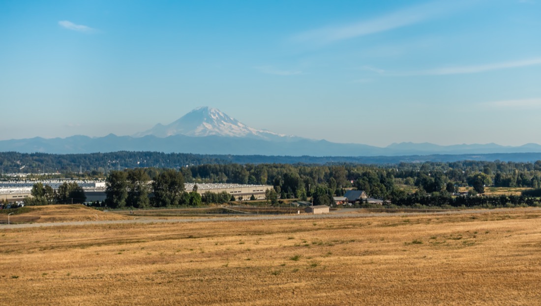 View of Mount Rainer from Kent