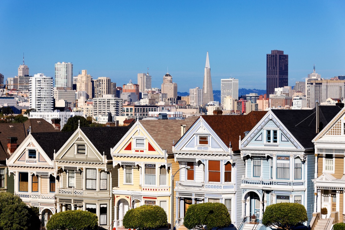 Painted Ladies Colorful Houses San Francisco