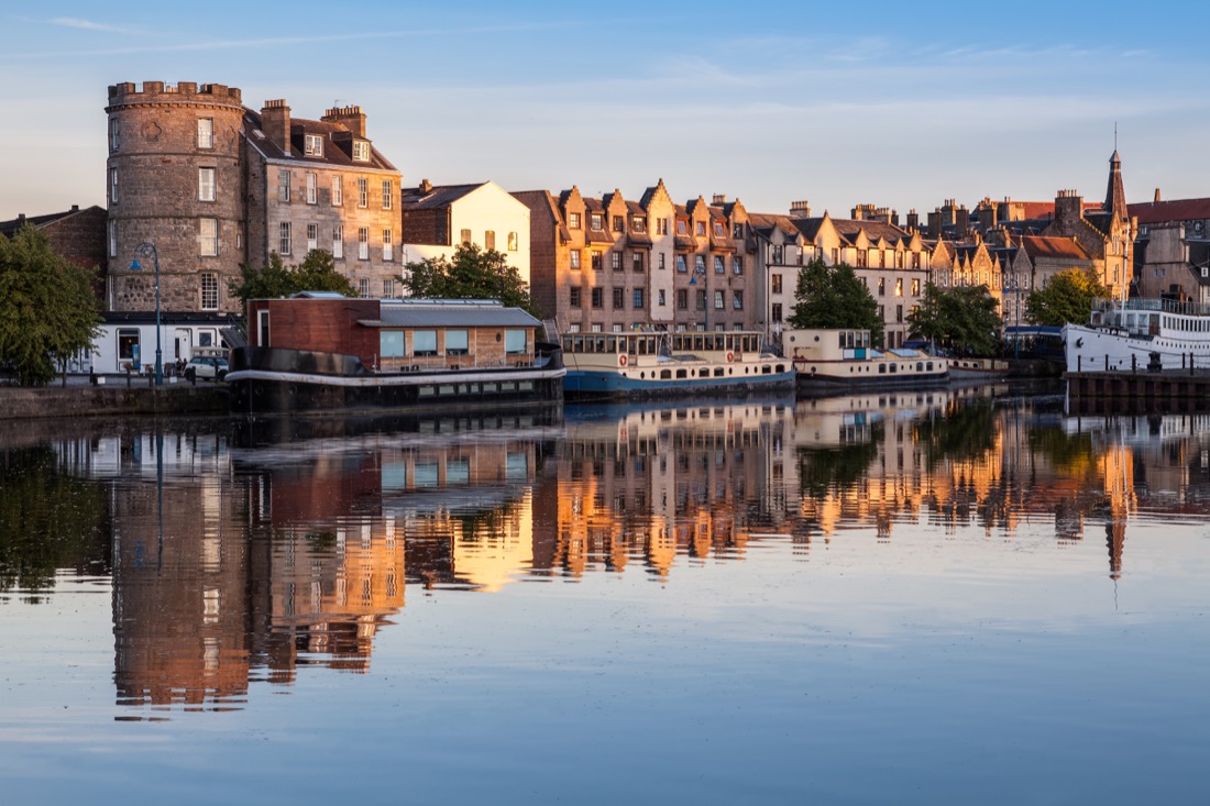 Sunset in the Shore, Leith, Edinburgh..shutterstock_493054978