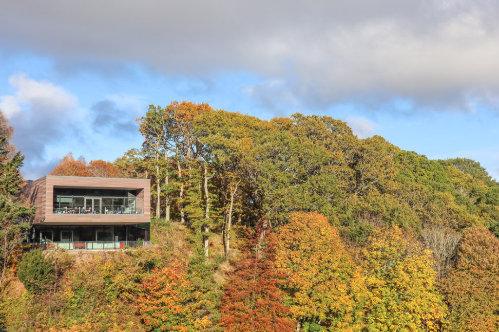 Pitlochry-Dam-Visitors-Centre-Scotland trees