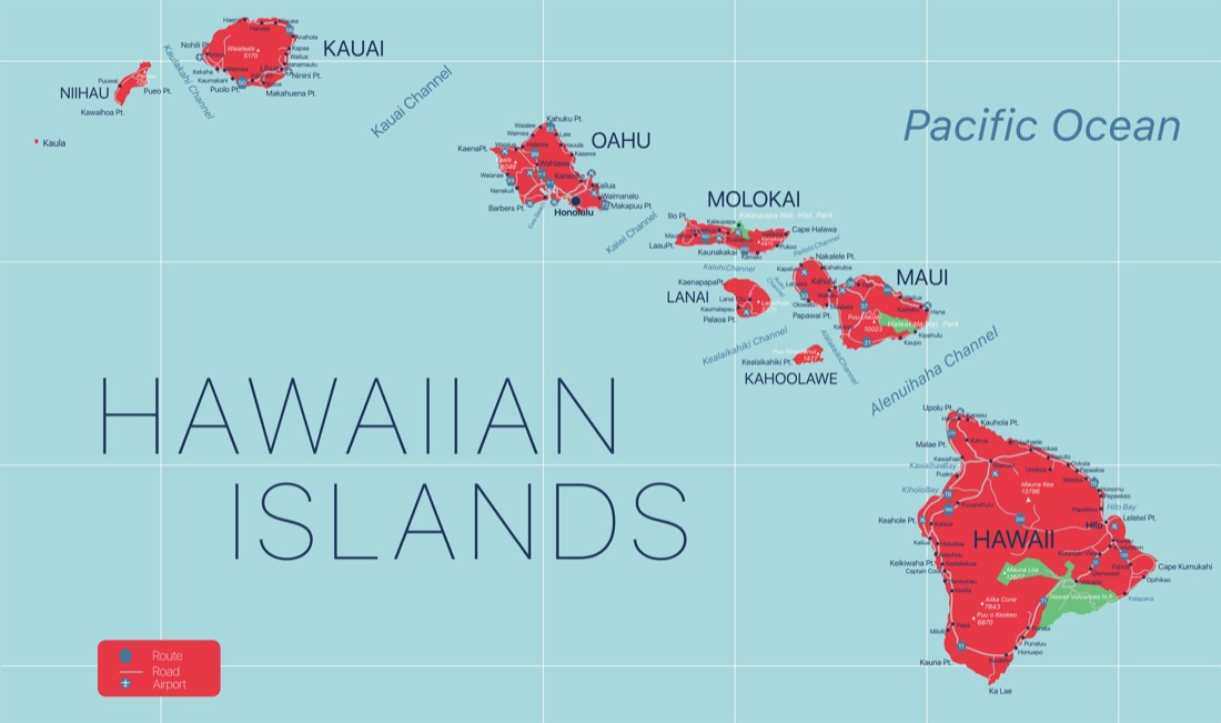 Hawaii Map