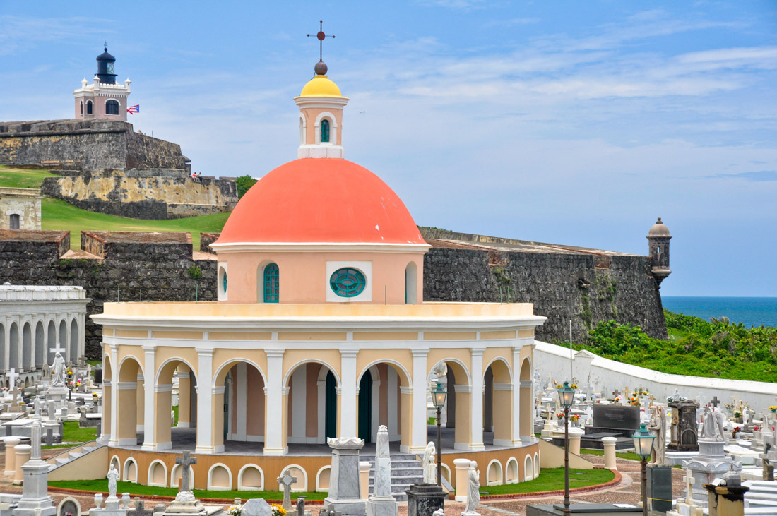Santa Maria Magdalena cemetery, old San Juan, Puerto Rico