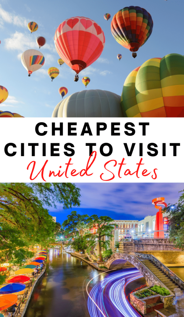 The cheapest cities to visit in the USA for weekend trips, family vacations and road trips. Affordable cities to visit that don't skimp on fun. Click to read!