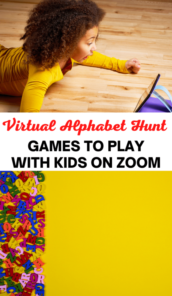 Scavenger Hunt. Zoom games to play with kids and Zoom activities