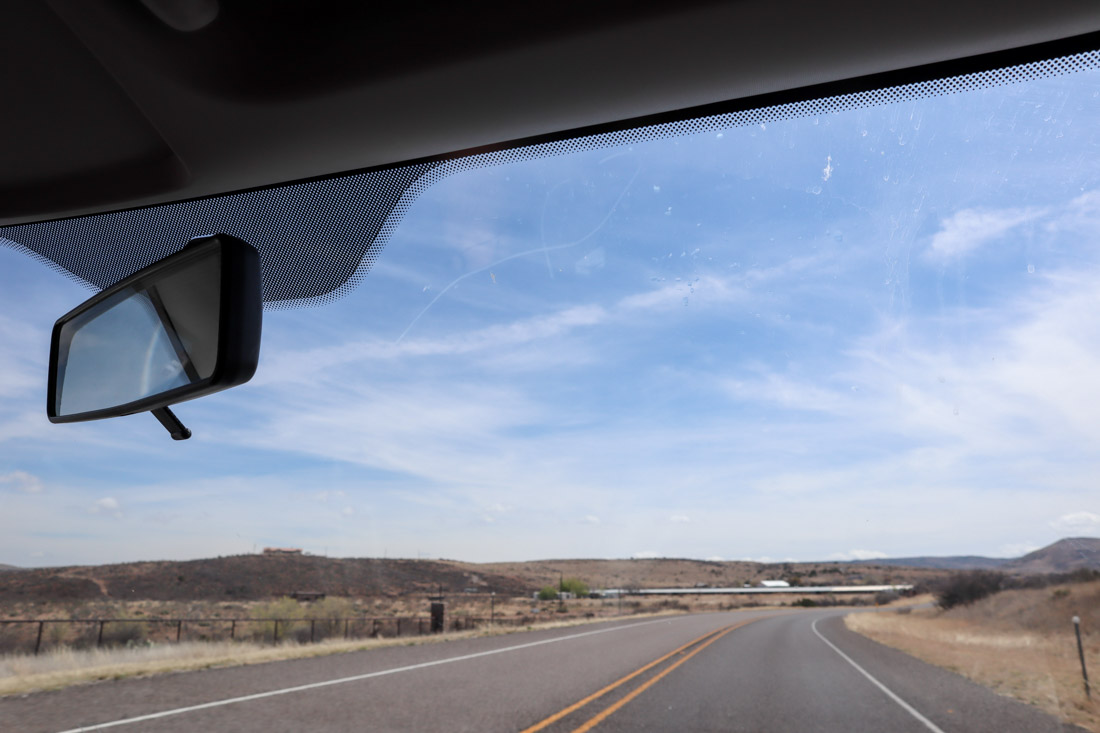 Big Bend Landscape Car Window_