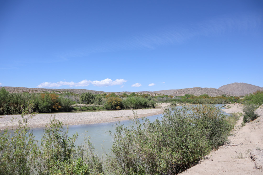 Grande River running through Big Bend National Park Boquillas