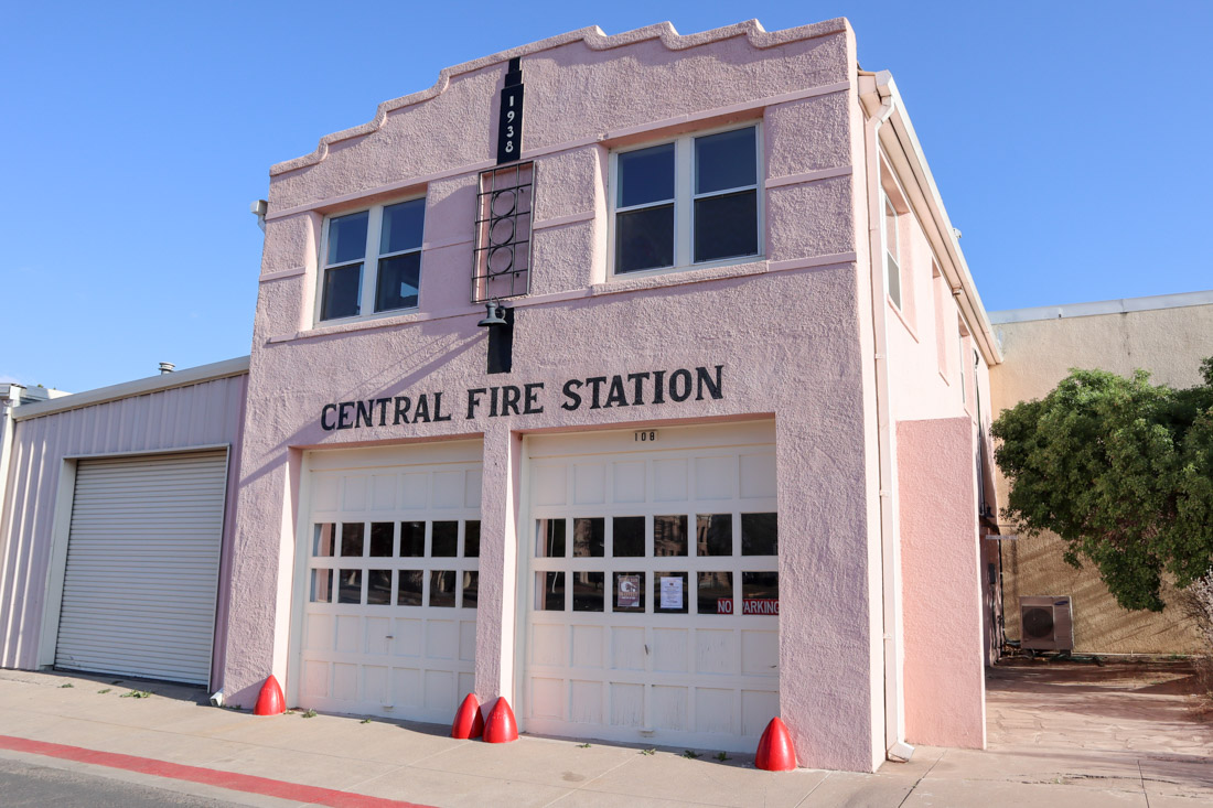 Marfa Central Fire Station in Texas