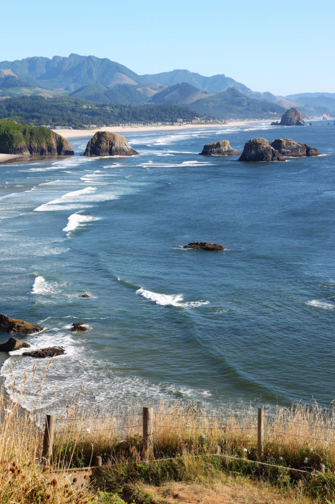 Oregon coast at Ecola state park