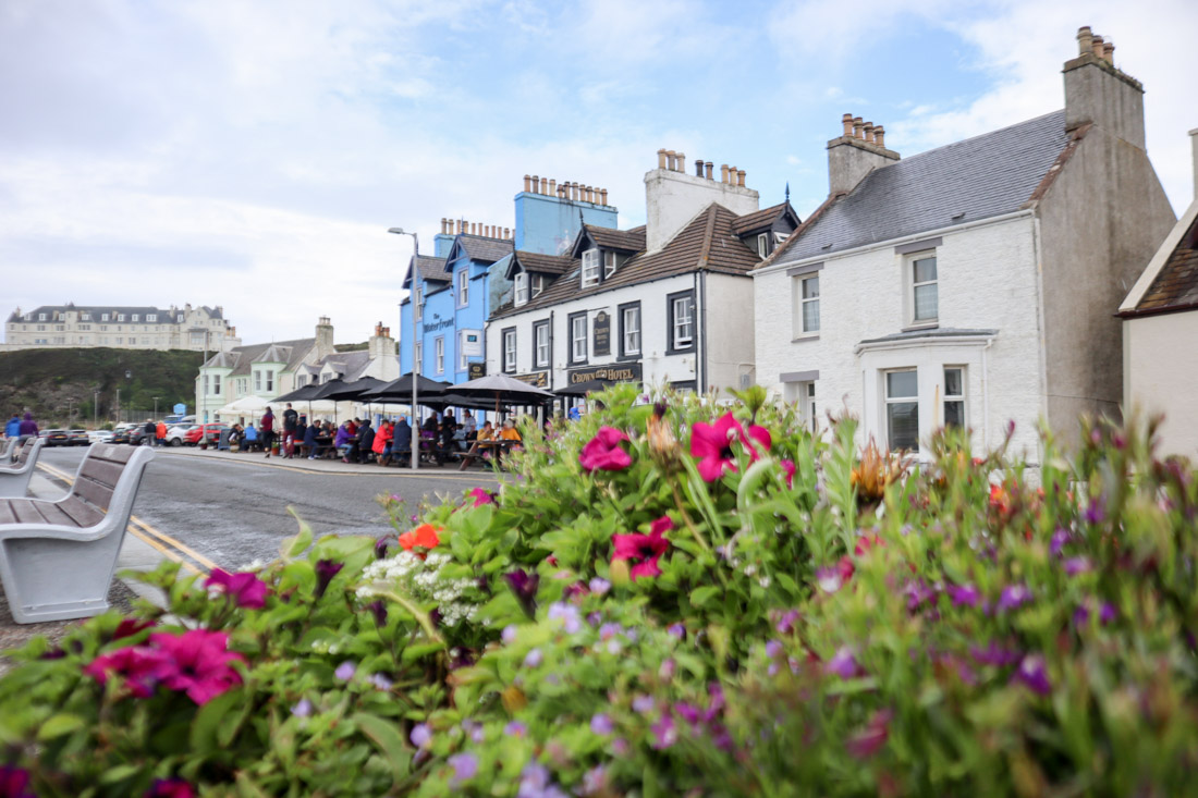 Portpatrick Pubs Flowers Scotland_