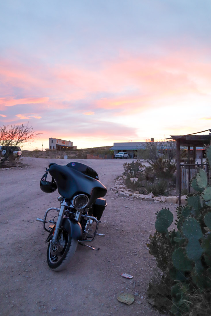 Terlingua Sunset Bike Texas_