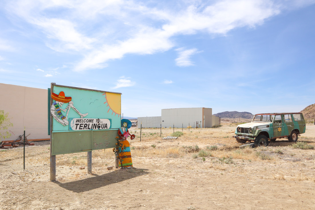 Terlingua Welcome Sign Texas