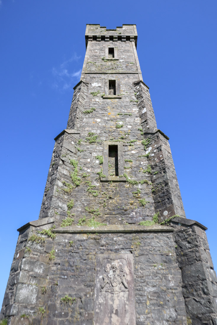 Tor of Craigoch Agnew Monument Iron South West in Scotland