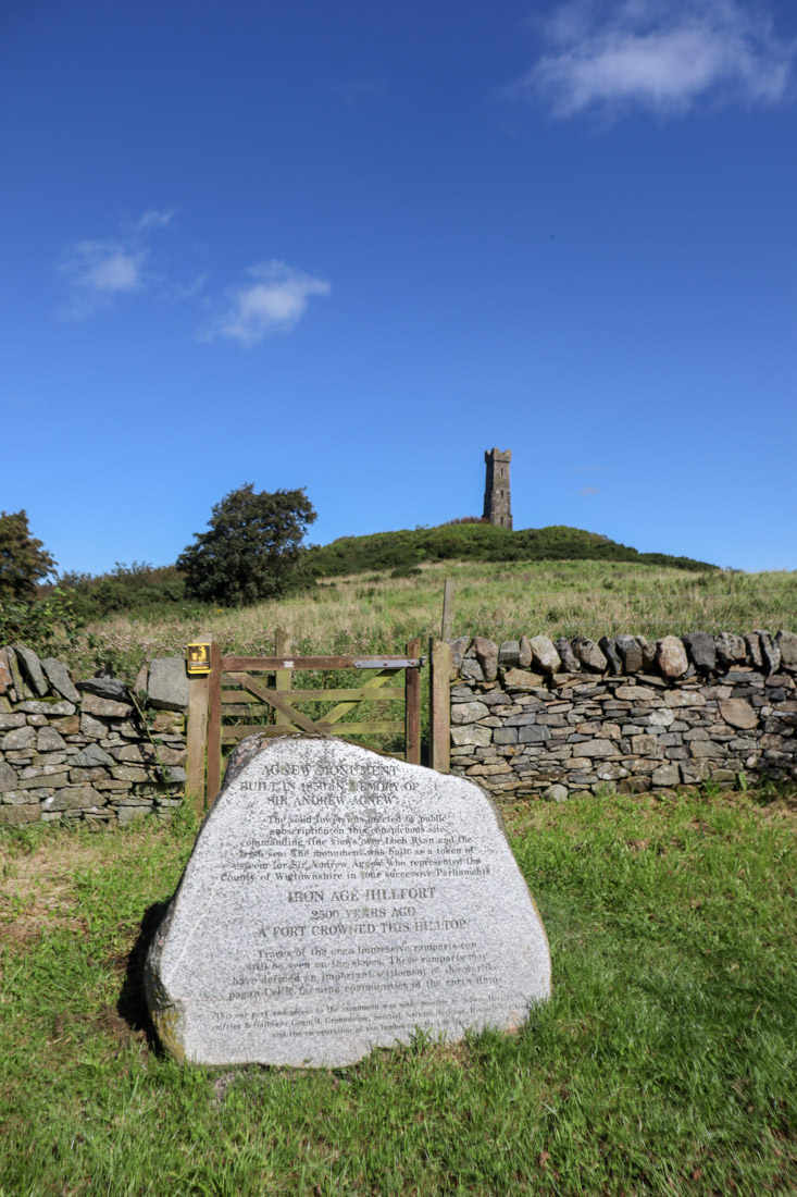 Tor of Craigoch Agnew Monument Stone South West in Scotland