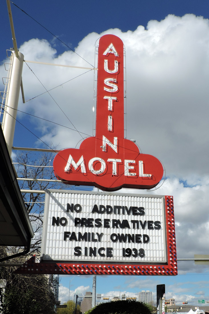 Austin Motel Sign Hotel