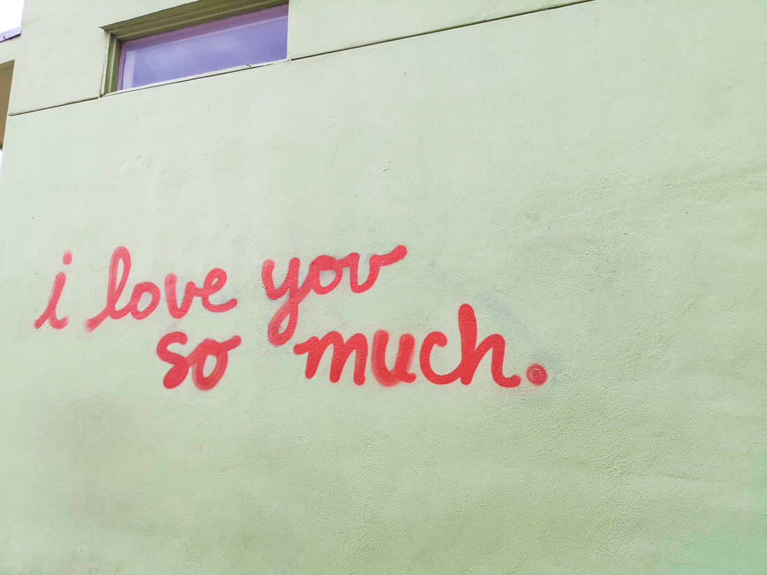 I love you so much Austin mural
