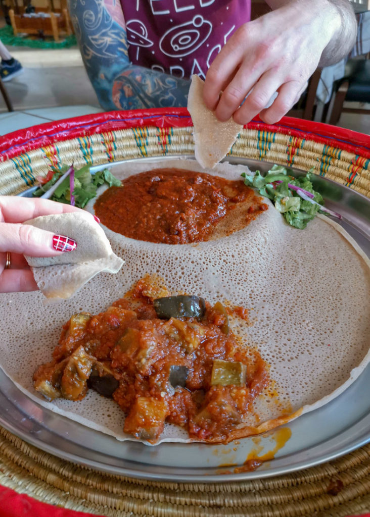 Taste of Ethiopia Food in Austin Texas