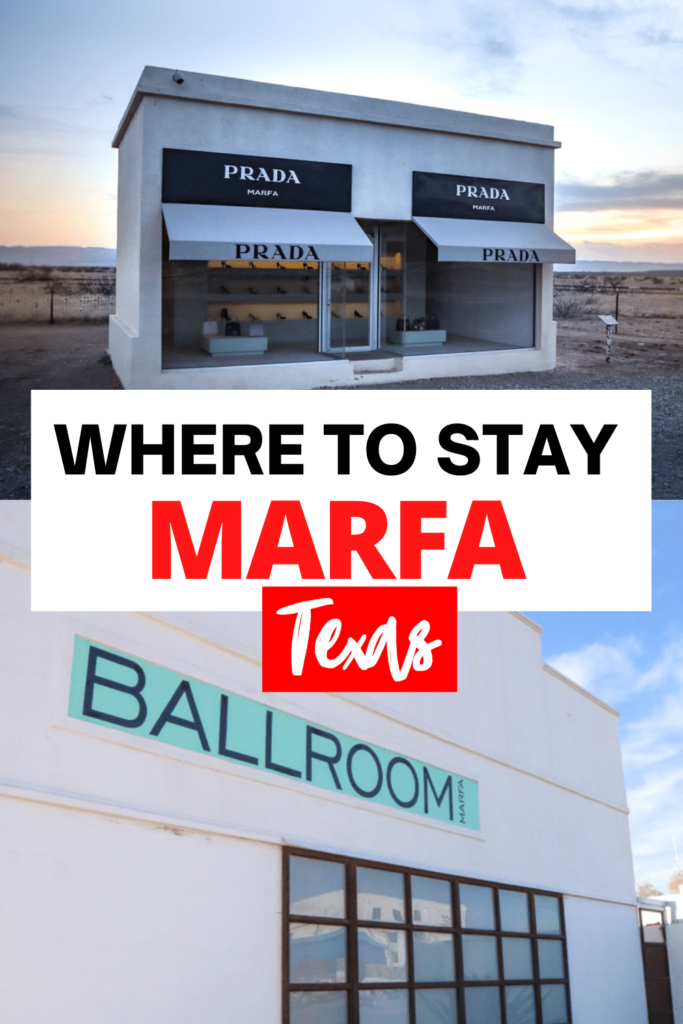 Wondering where to stay in Marfa Texas? This guide details the best hip Marfa hotels, motels, adobe apartments, glamping under the stars and camping for those on a budget! 