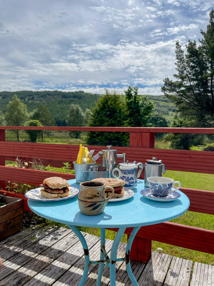 Ariundle Centre Cafe Breakfast Ardnamurchan, Scotland