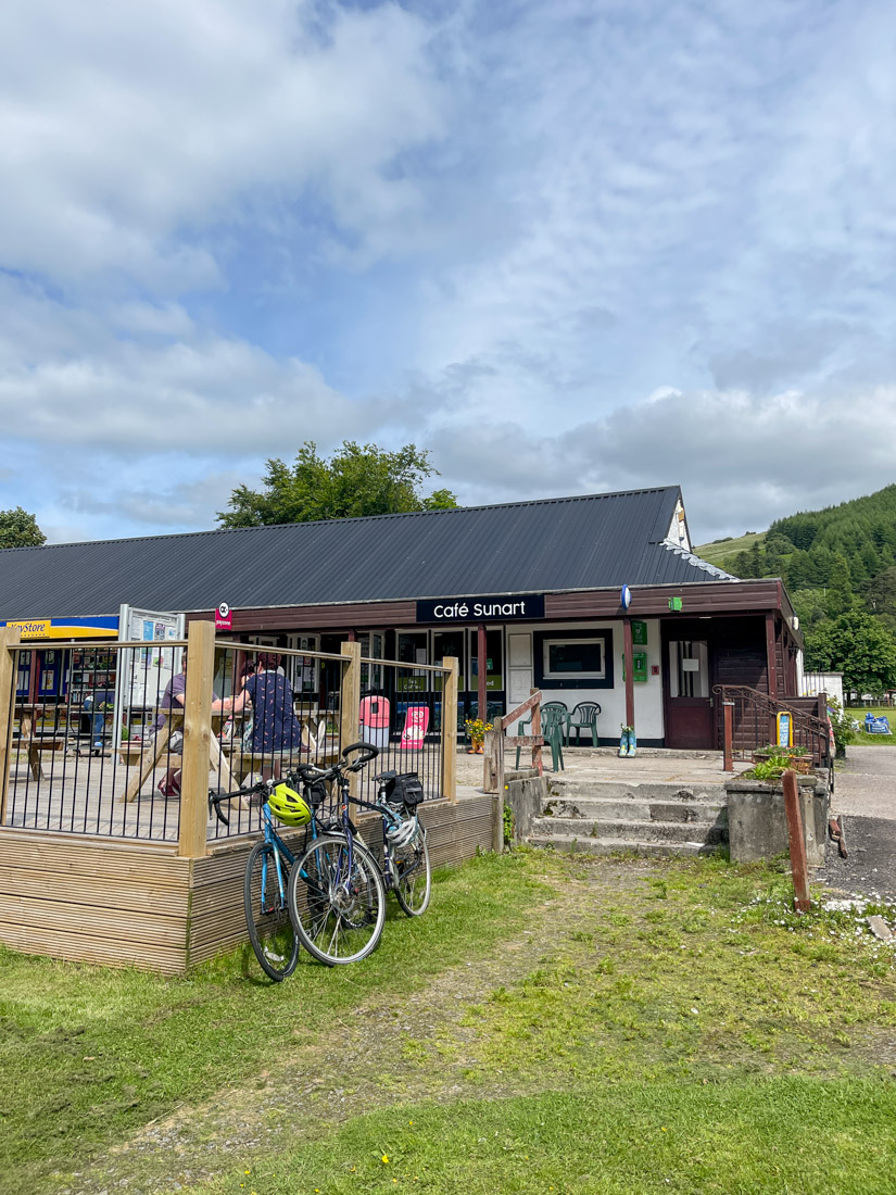 Cafe Sunart Ardnamurchan in Scotland