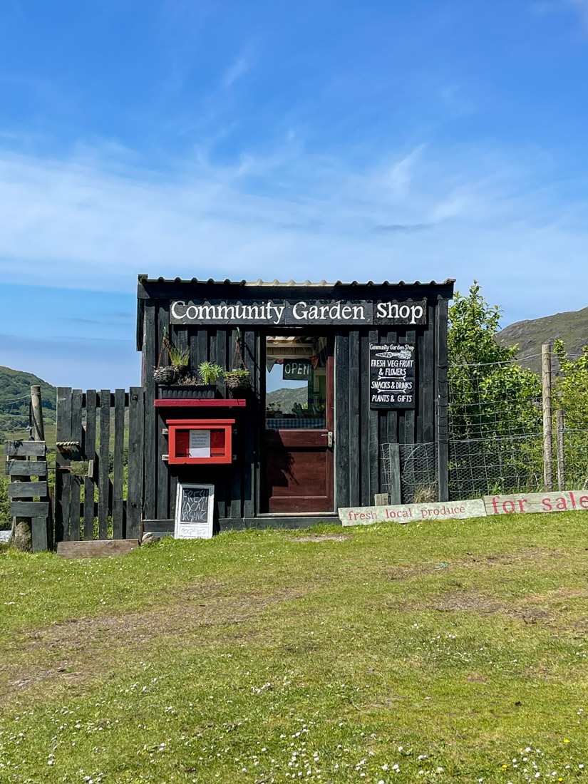 Community Garden Shop Sanna Beach Area Ardnamurchan, Scotland