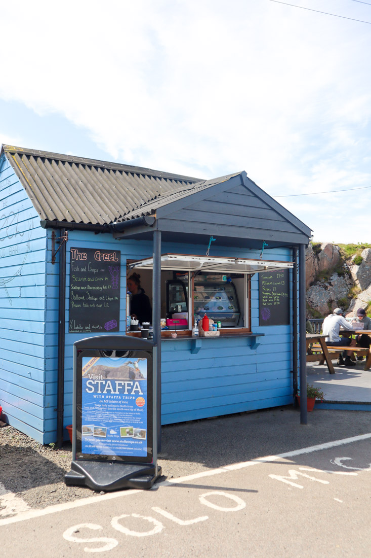 Fionnphort Ferry Port The Creel Food Mull Scotland