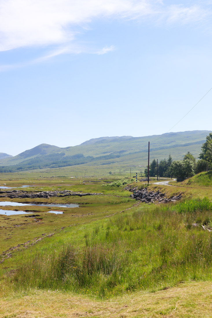 Pennyghael Road Mull Scotland