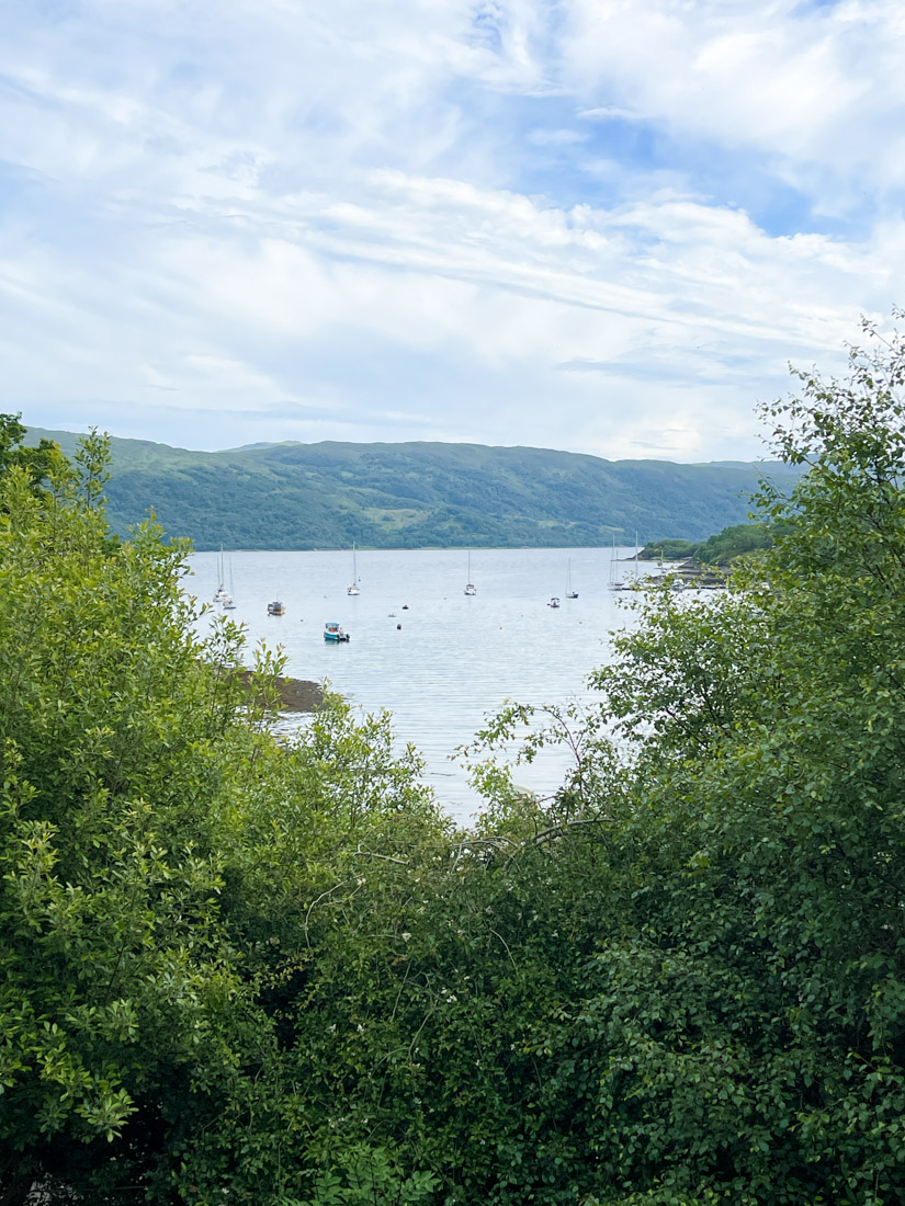 Salen Hotel Views in Ardnamurchan Scotland