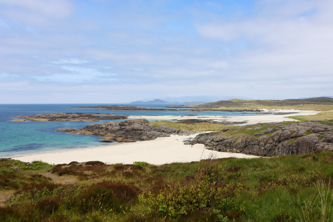 Sanna Bay Ardnamurchan, Scotland Blue Skies