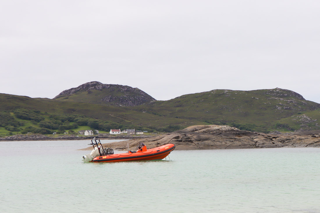 Sanna Bay Boat Ardnamurchan, Scotland