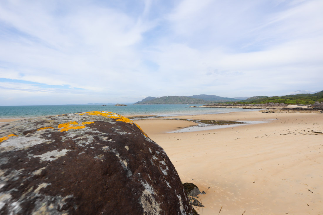 Singing Sands, Ardnamurchan in Scotland