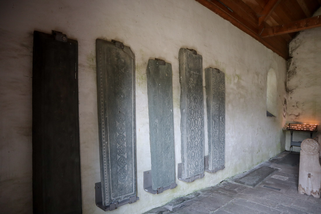 St Obans Chapel Inside Iona Scotland