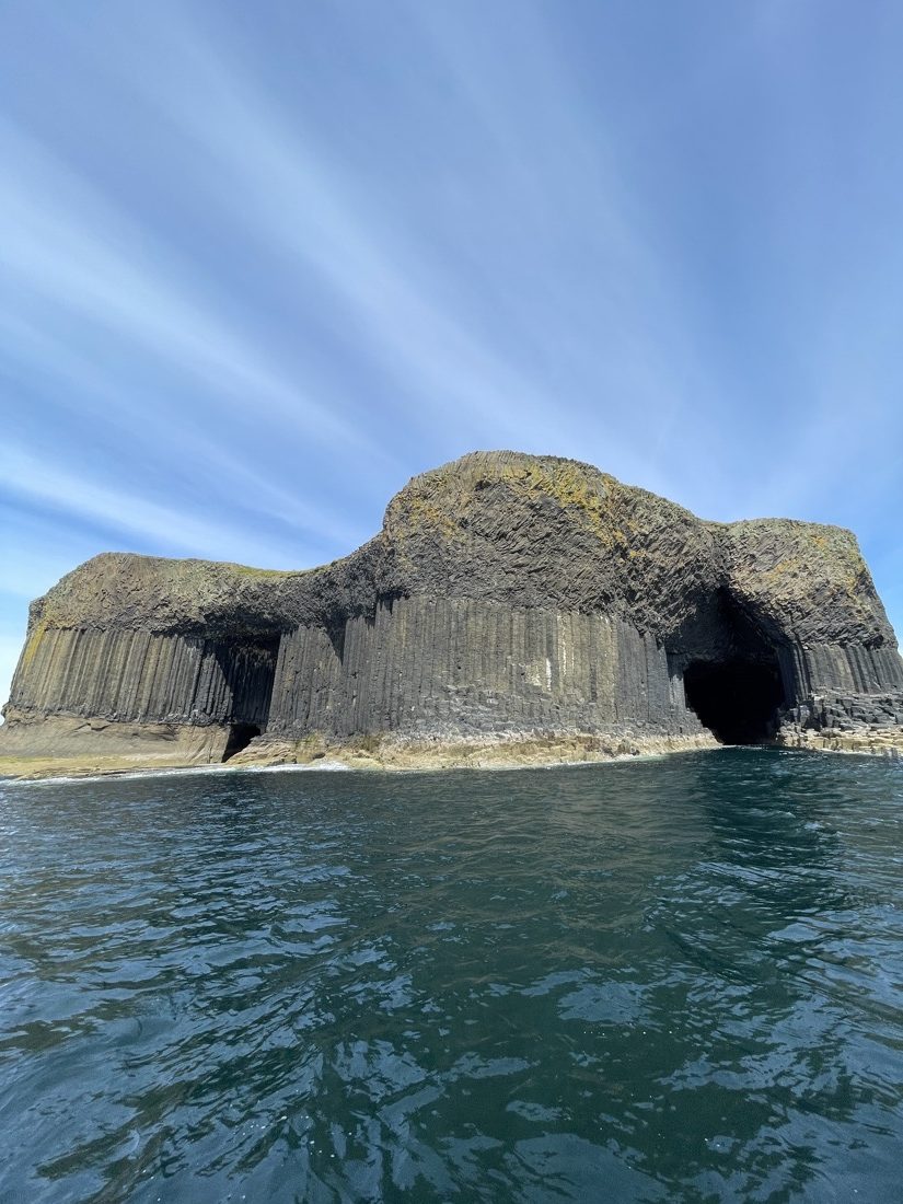 Staffa Island and Fingals Cave Mull Scotland