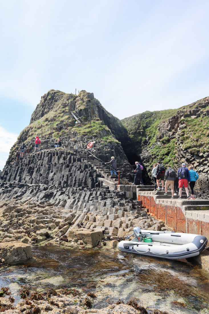 Staffa Tours Fingal Cave Stairs Mull Scotland