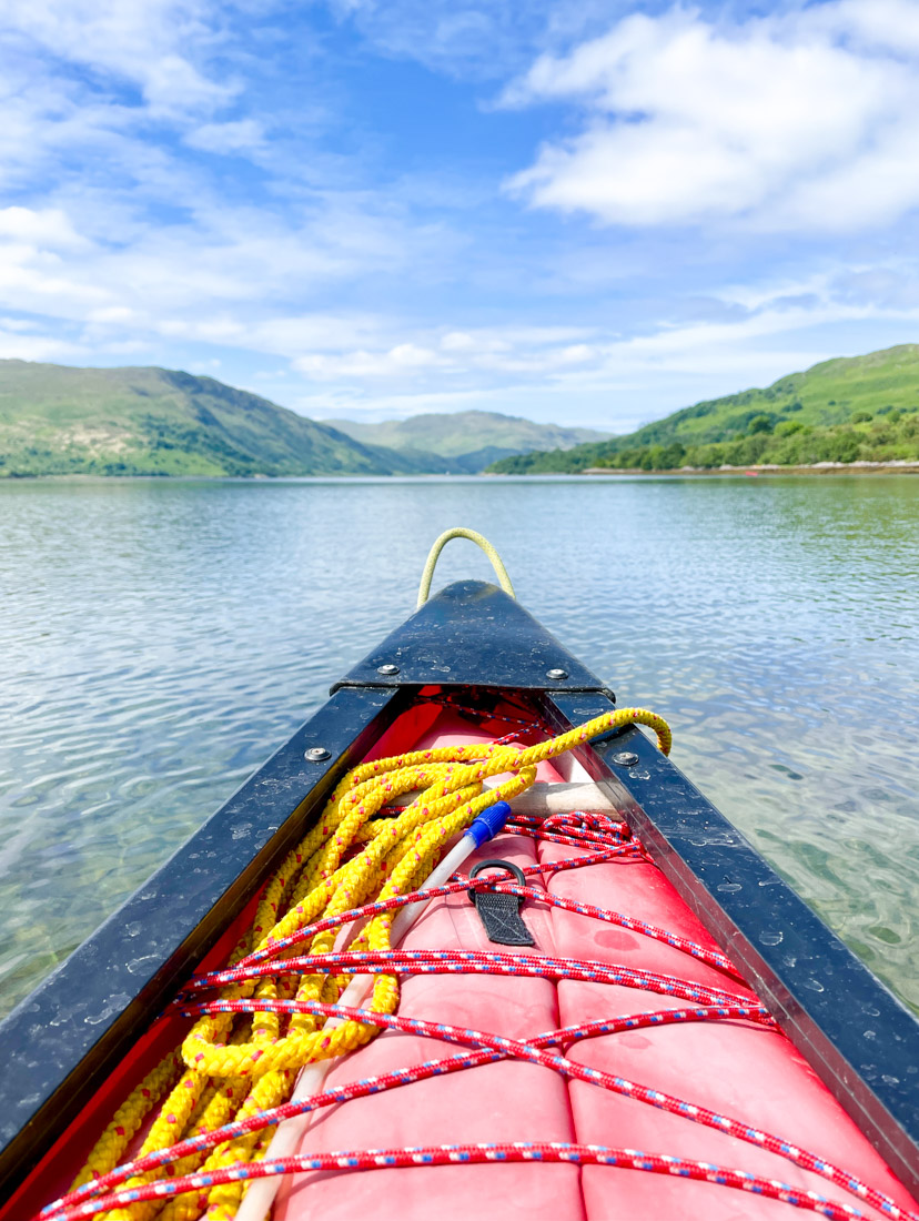 Strontian Canoe Trip Ardnamurchan in Scotland