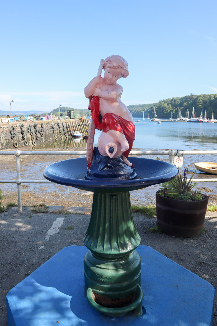 Tobermory Mull Cherub Fountain- Scotland