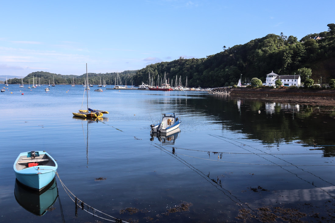 Tobermory Mull Harbour in Scotland