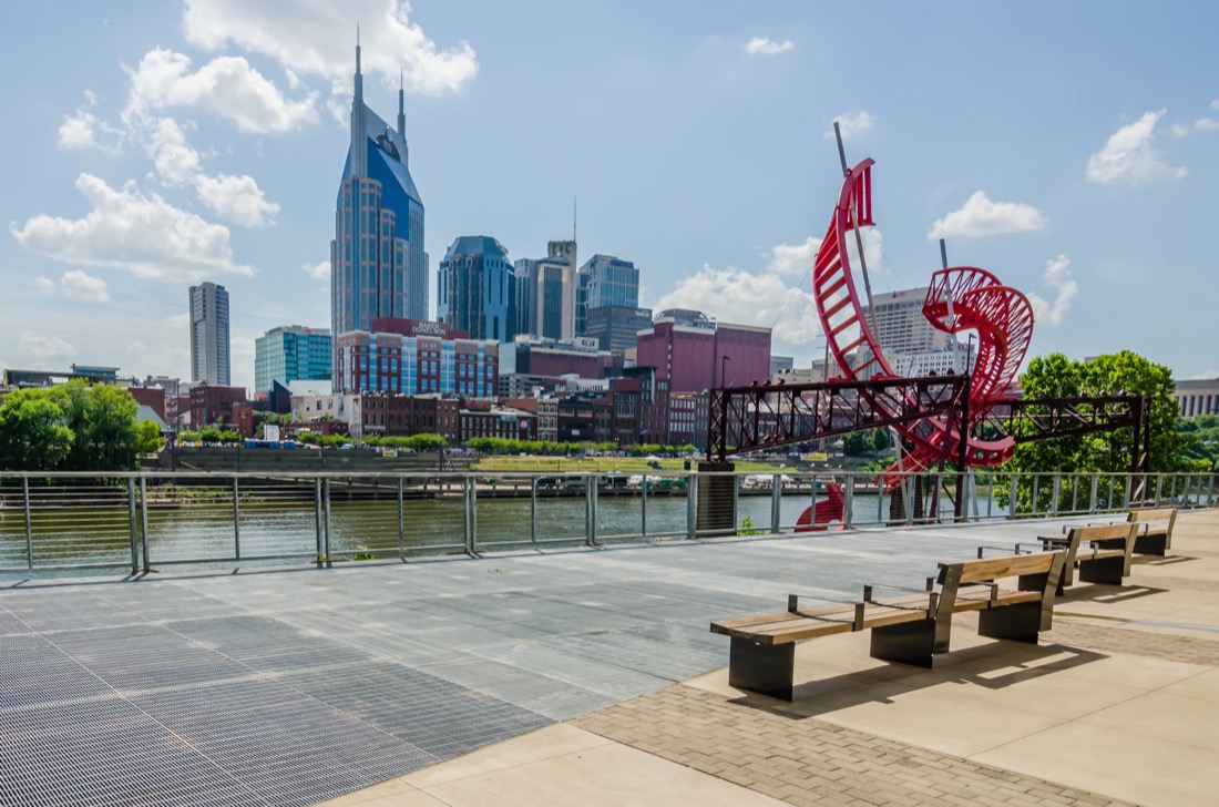 Downtown skyline of Nashville, Tennessee