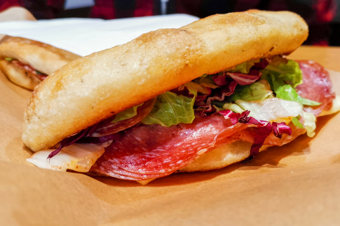 Sandwich Rome food Trastevere