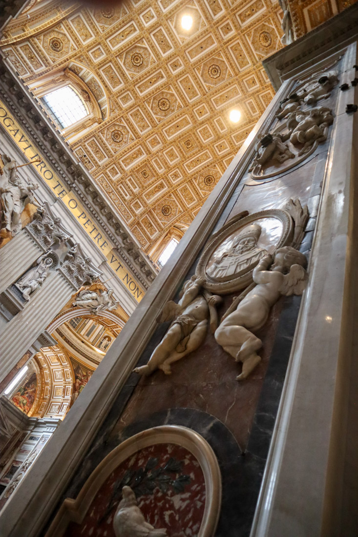 St. Peter's Basilica Vatican Rome interior-