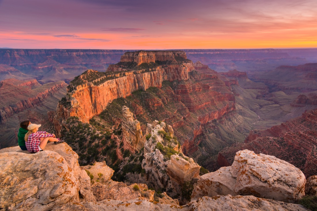 Sunset North Rim Grand Canyon