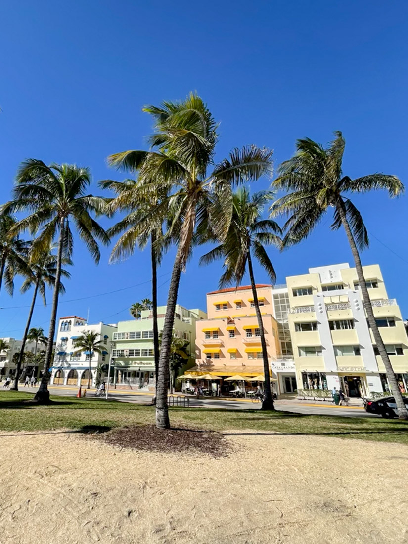 South Beach Ocean Drive Miami Florida