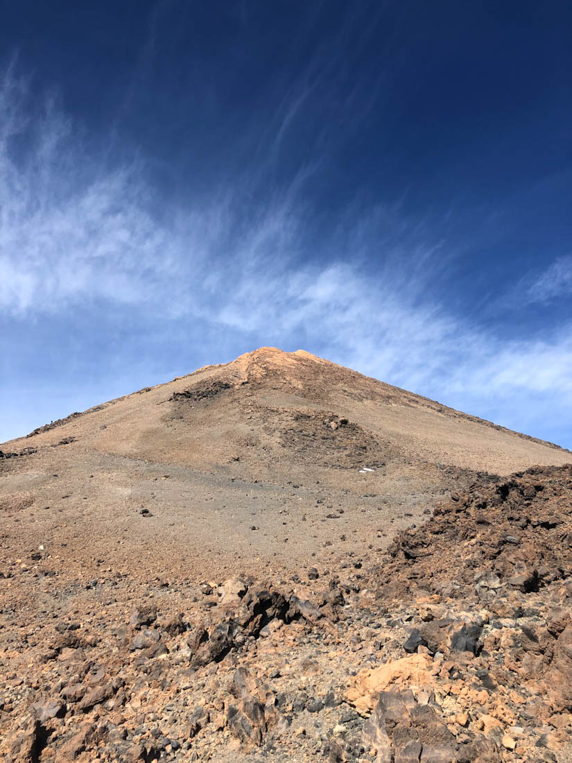 Mount Teide tip in Tenerife