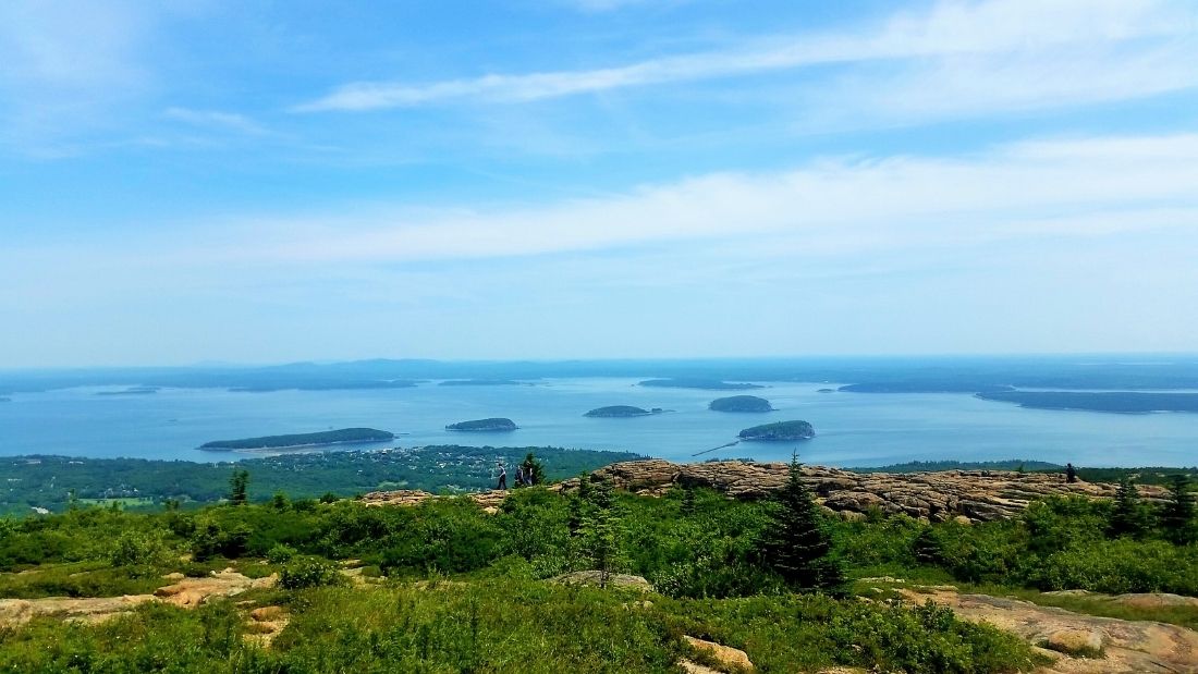 Ocean views from Frenchman Bay Maine