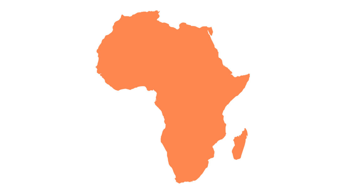 Zoom Background Africa map