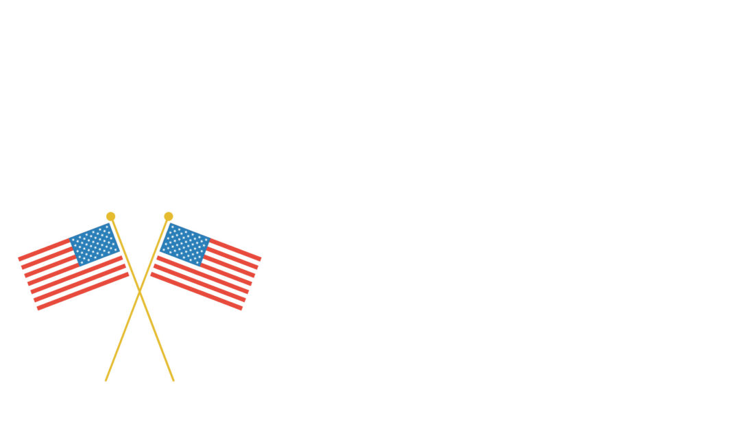 Zoom Background US flags