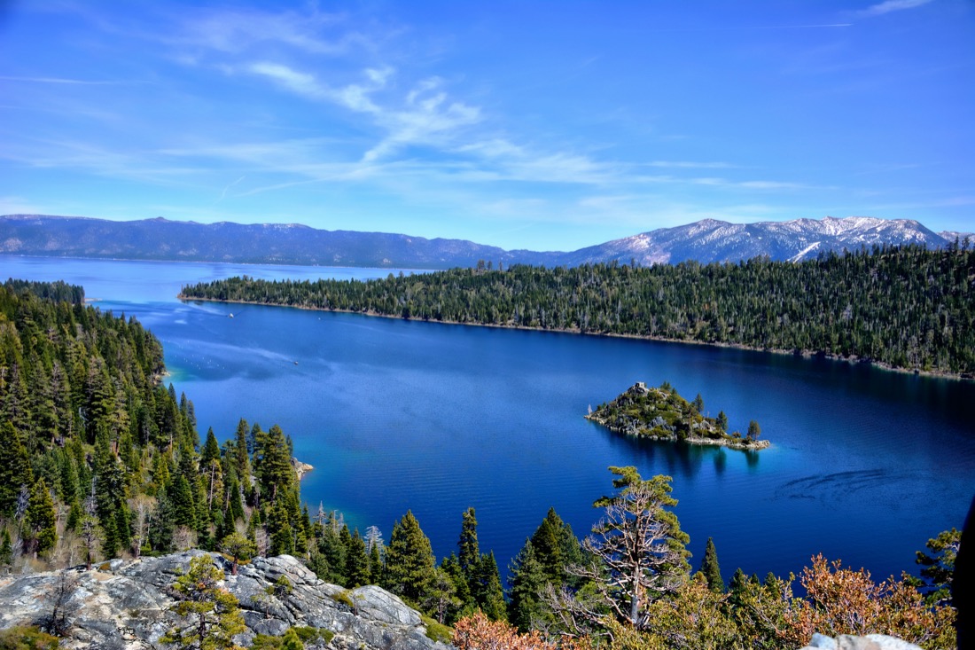 Stunning Emerald Bay in Lake Tahoe