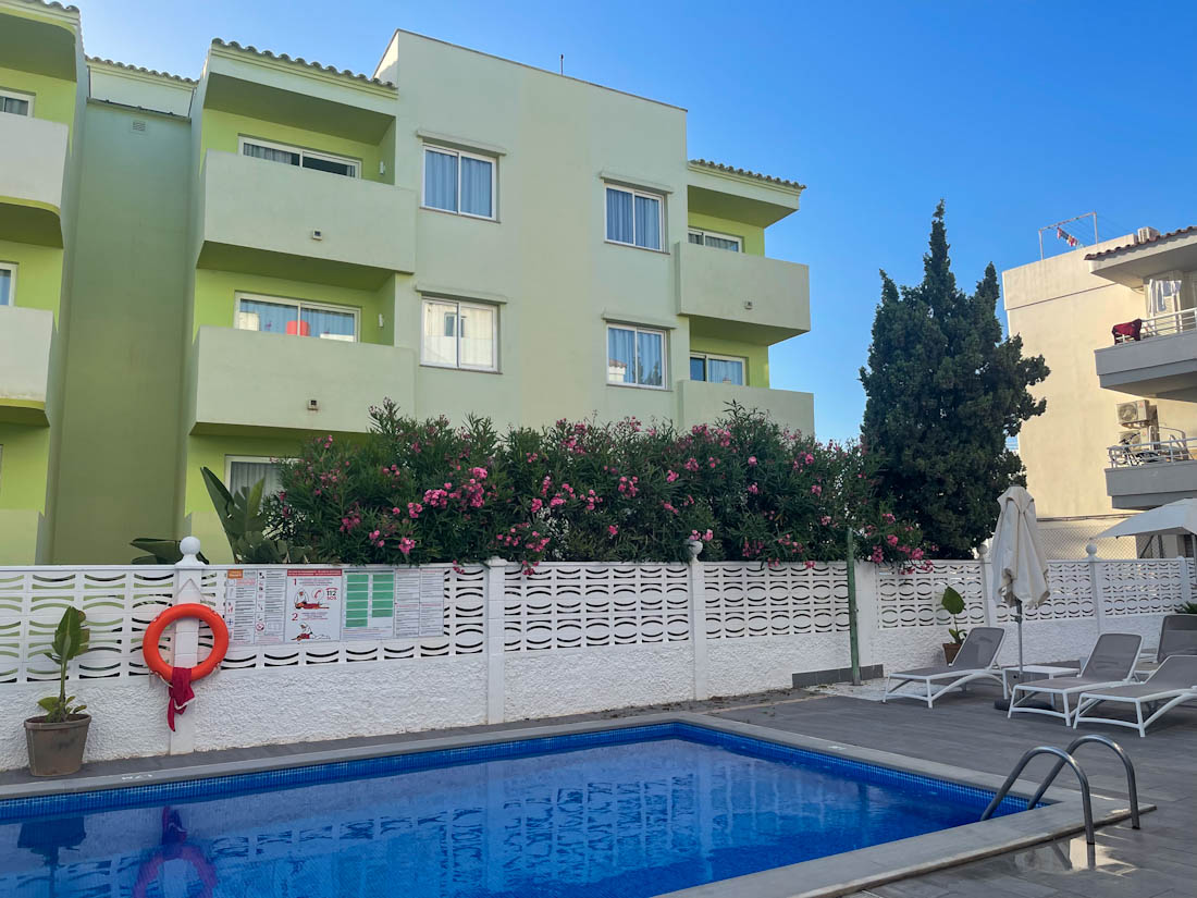 Outdoor swimming pool at Aparthotel Vibra Mogambo Ibiza
